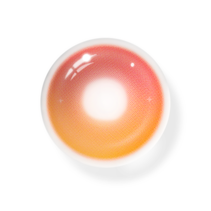 Cosplay Midsummer's Day Orange Coloured Contact Lenses